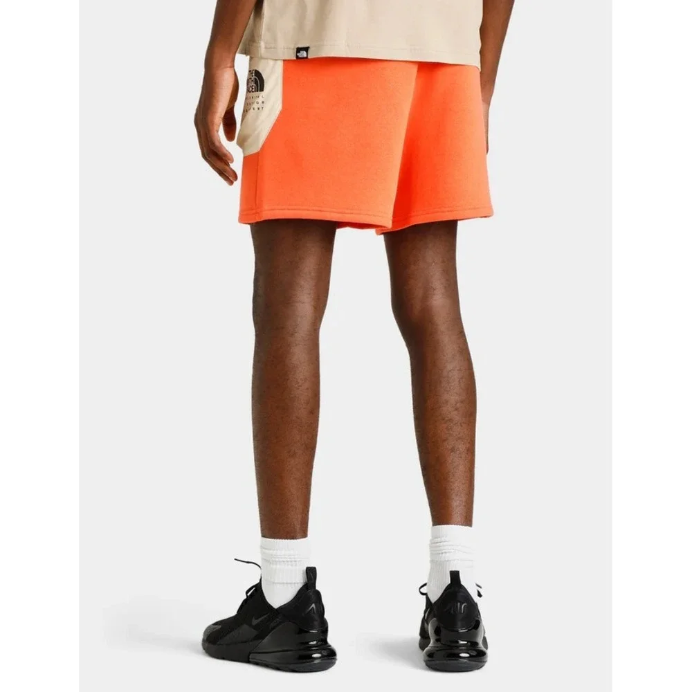 The North Face Men's XL Coordinates Fleece-Lined Utility Shorts in Retro‎ Orange
